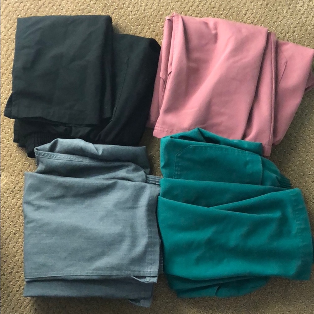 Straight Leg Scrub Pants Figs